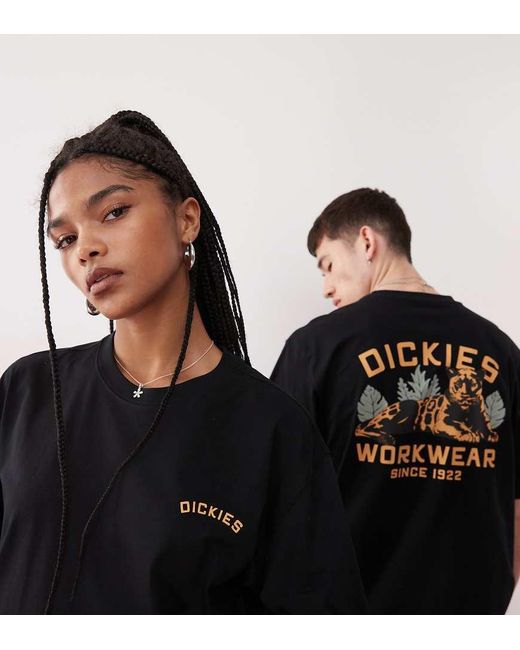 Dickies Black Panther Graphic Back Print T-shirt