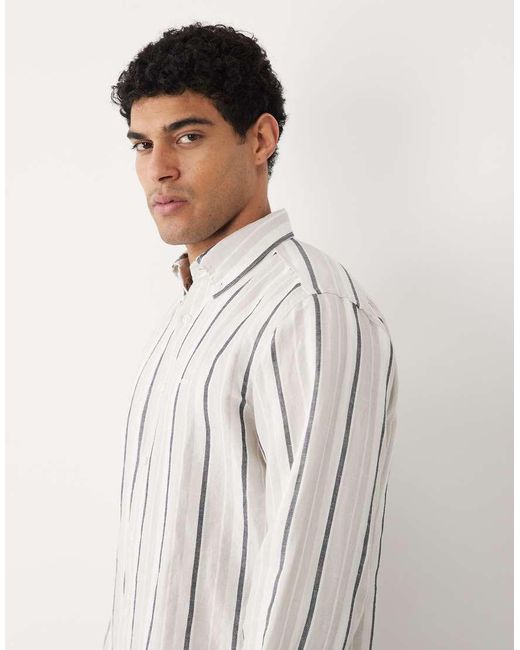 Boss Gray Hugo Boss Co-Ord Regular Fit Button Up Shirt for men