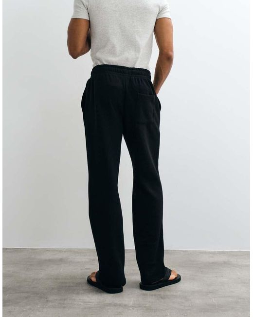Cotton On Black Relaxed Track Pants for men