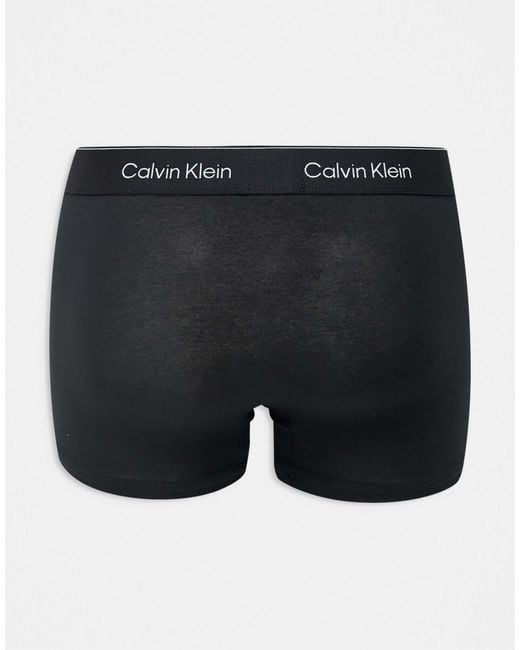 Calvin Klein Black Icon Cotton Stretch 3 Pack Boxer Briefs for men