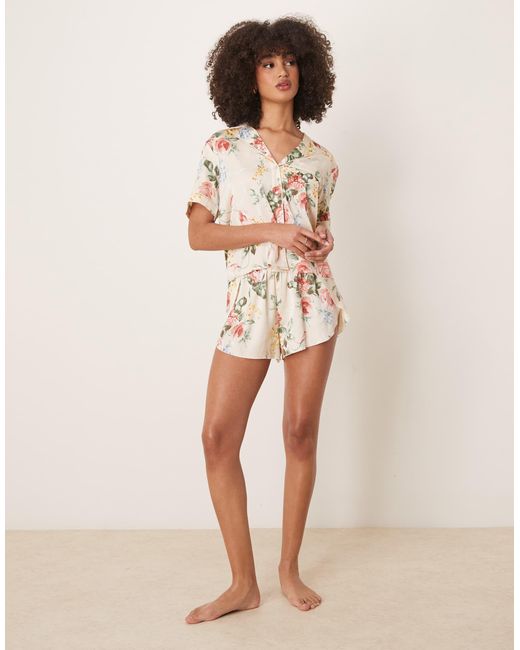 Abercrombie & Fitch Natural Pyjama Shorts
