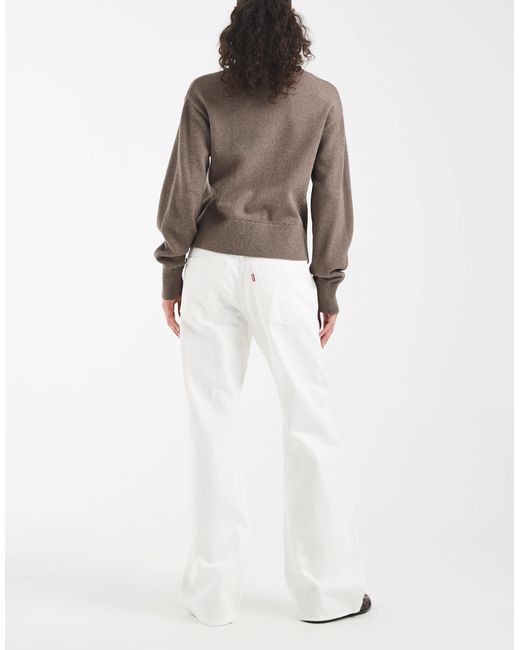 Jean bootcut ample Levi's en coloris White