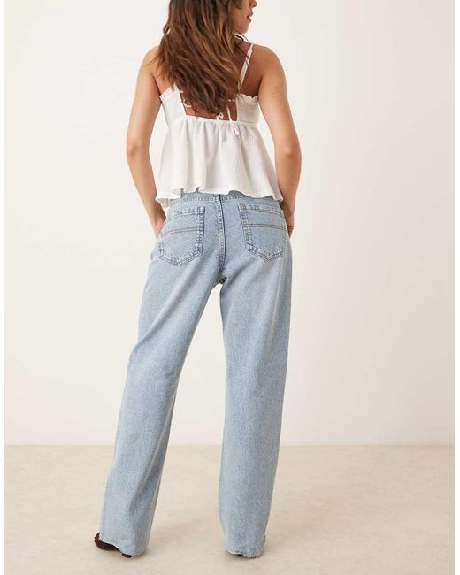 Brave Soul Blue Straight Leg Jeans