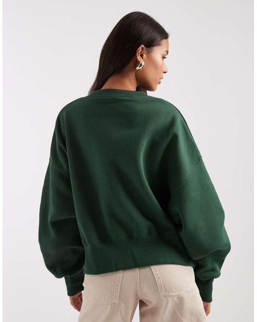 Nike Green Phoenix Fleece Over-Oversized Sweatshirt