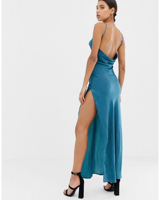 Missguided cowl cheap dress