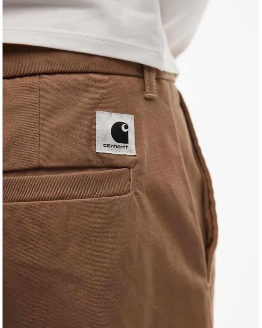 Carhartt White Brady Loose Fit Pants
