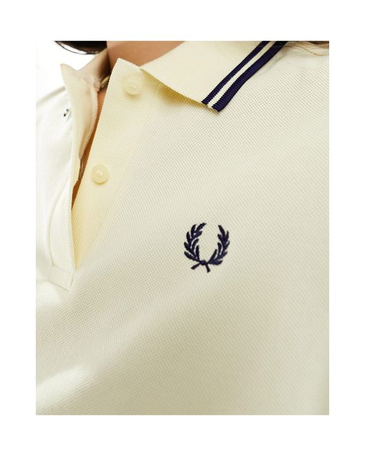 Fred Perry Blue Twin Tipped Polo Shirt