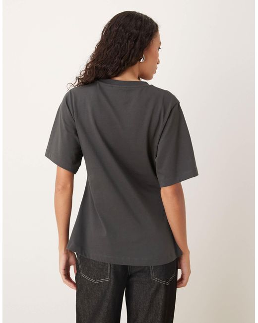 ASOS Black Oversized T-shirt With Cinched Hardware Detail
