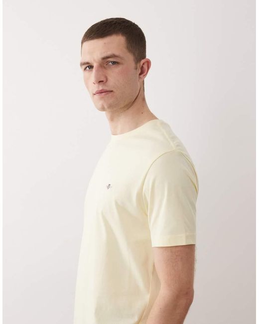 Gant Natural Shield Logo T-shirt for men