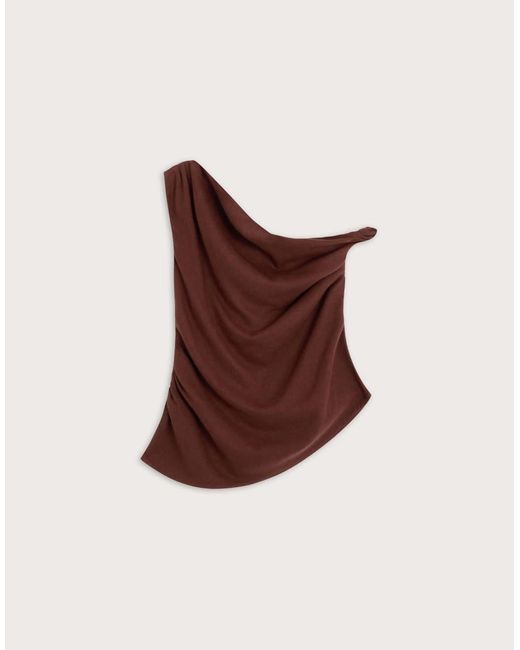Tala Brown Resort Soft Linen Top