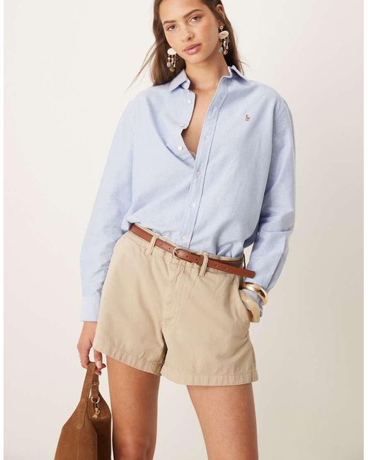 Polo Ralph Lauren White Chino Shorts