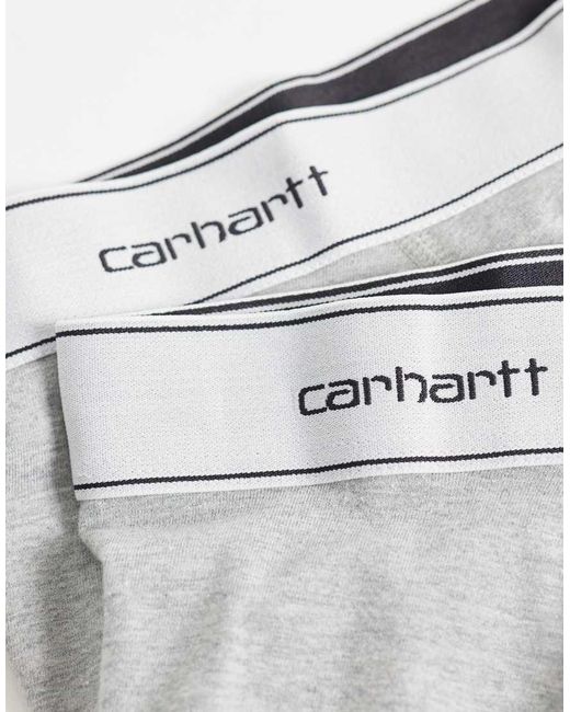 Carhartt Gray Cotton 2 Pack Boxers