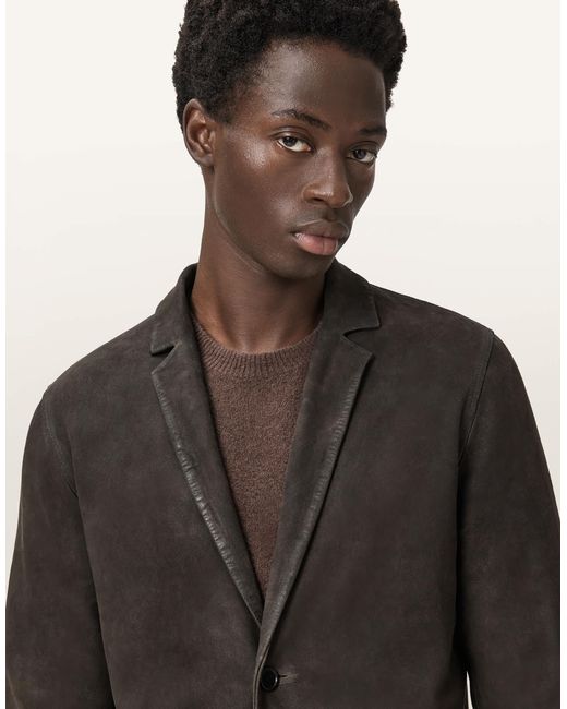 AllSaints – monet – blazer in Black für Herren