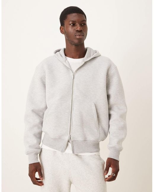 Oversized Hoodie Asos Mens White Hoodie ASOS Men's Natural