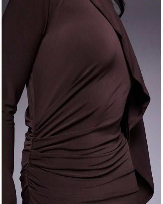 DASKA Blue – figurbetontes maxikleid