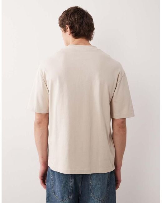 SELECTED Natural Heavyweight T-shirt for men