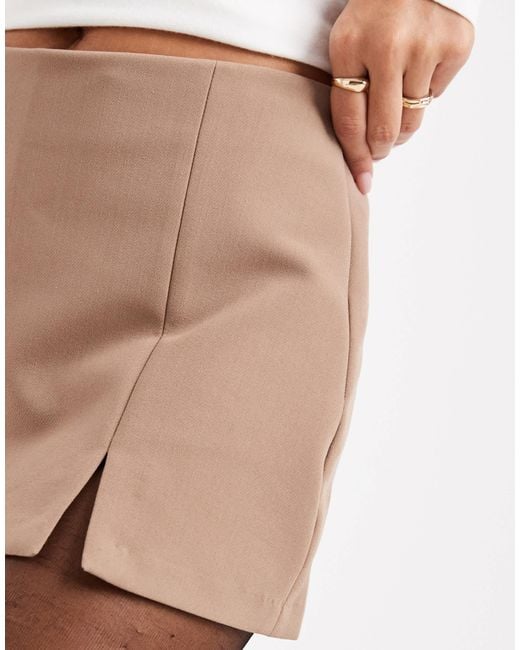 ASOS White Pelmet Mini Skort
