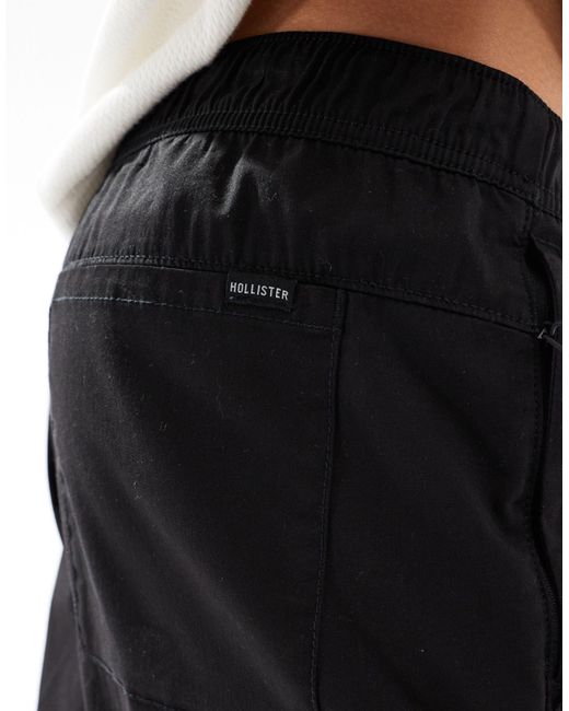 Hollister – fallschirm-cargo-shorts aus baumwoll-nylon in White für Herren