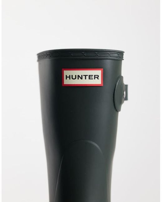 Hunter Black Original Short Wellington Boots
