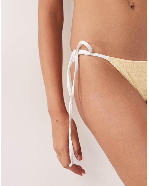 Dippin' Daisy's Brown Tie Side Bikini Bottoms