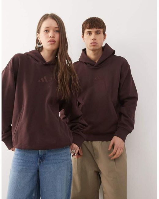 Adidas Originals Brown Adidas Sportswear Szn Hoodie for men
