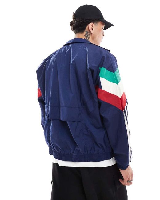 Adidas Originals Blue Italy Track Top for men