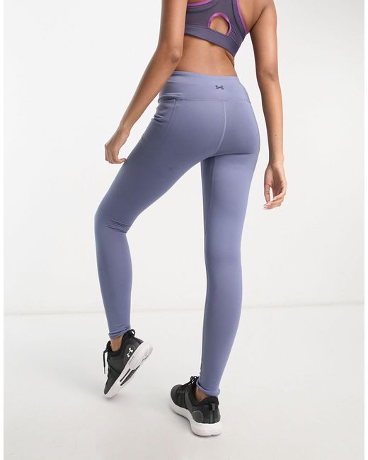 Under Armour Meridian Cold Weather leggings in Blue
