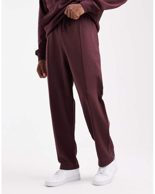 New Look Red Straight Leg joggers for men