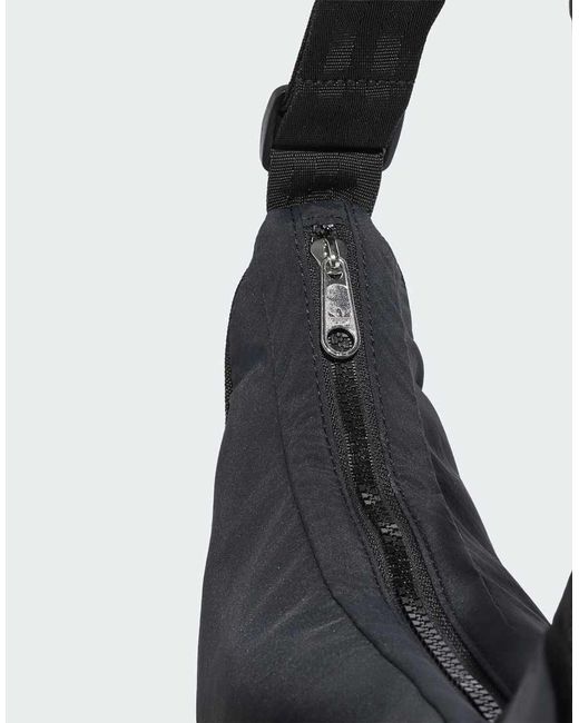 Adidas Originals Black Everyday Icons Half Crescent Handbag