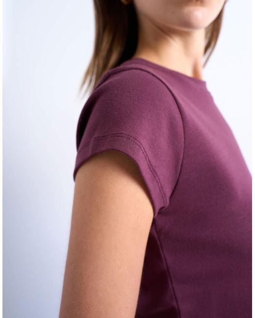 TOPSHOP Purple Everyday Tee