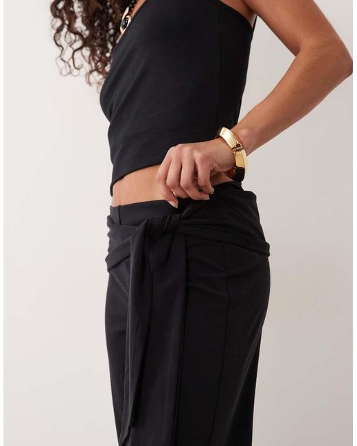 Cotton On Black Honey Tie Pant