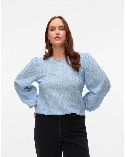 Top De Vero Moda de color Blue