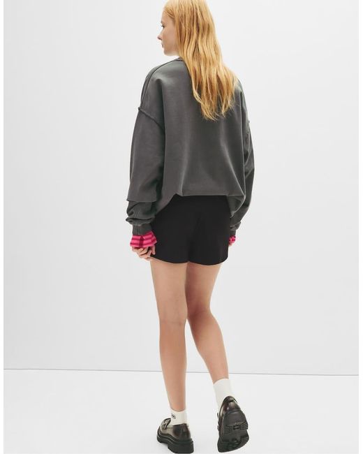 Gonna Pantalone A Portafoglio Nera di Pull&Bear in Black