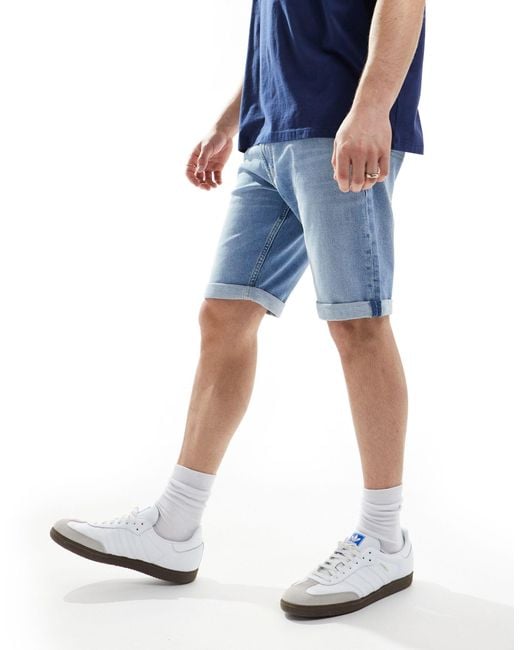 Tommy Hilfiger Blue Ronnie Denim Shorts for men