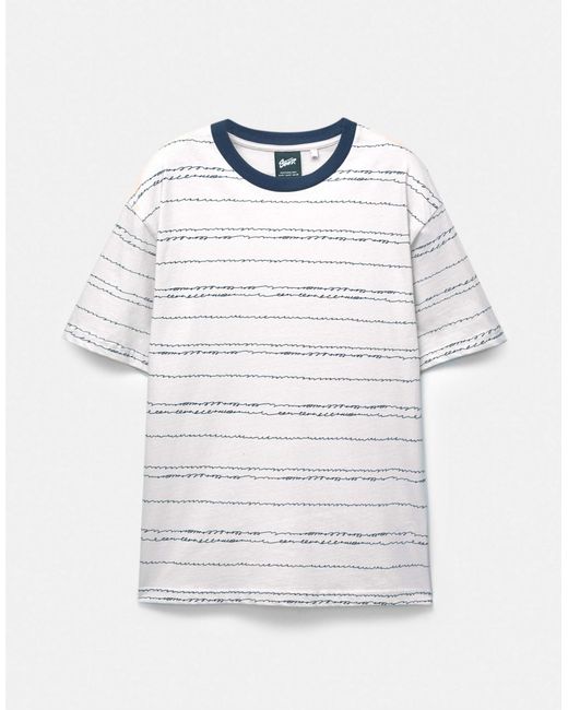Pull&Bear – t-shirt in Natural für Herren
