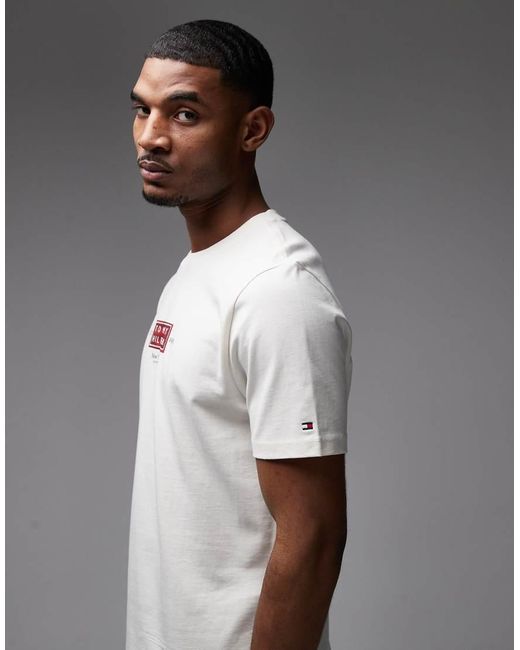Tommy Hilfiger Gray Heritage Label T-Shirt for men
