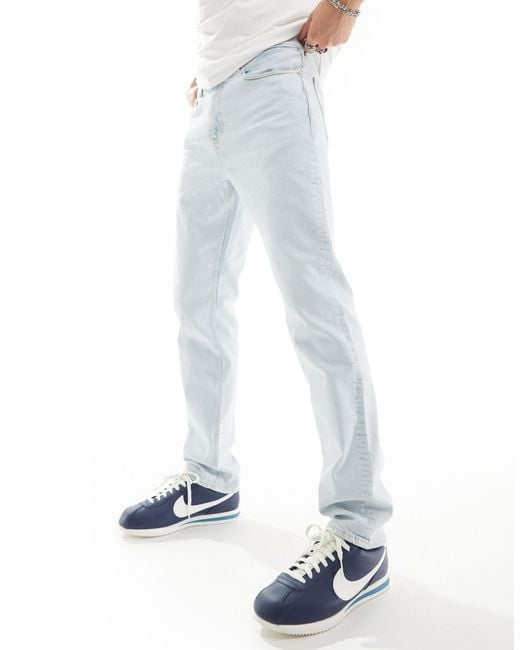 Tommy Hilfiger White Ethan Relaxed Straight Leg Jeans for men