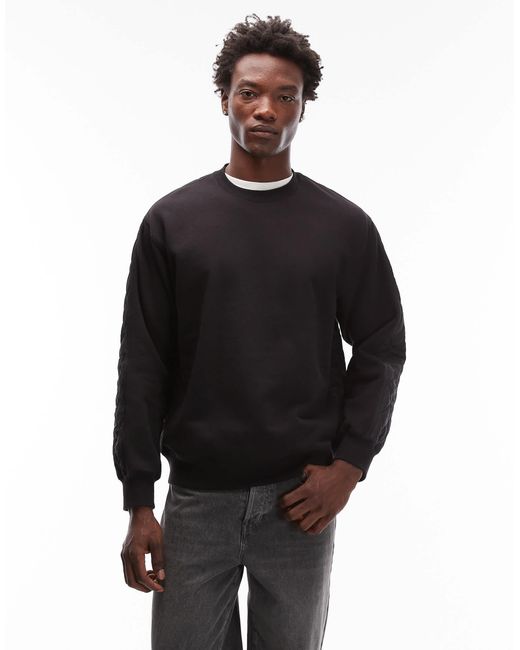 Carhartt – calma – oversize-sweatshirt in Black für Herren