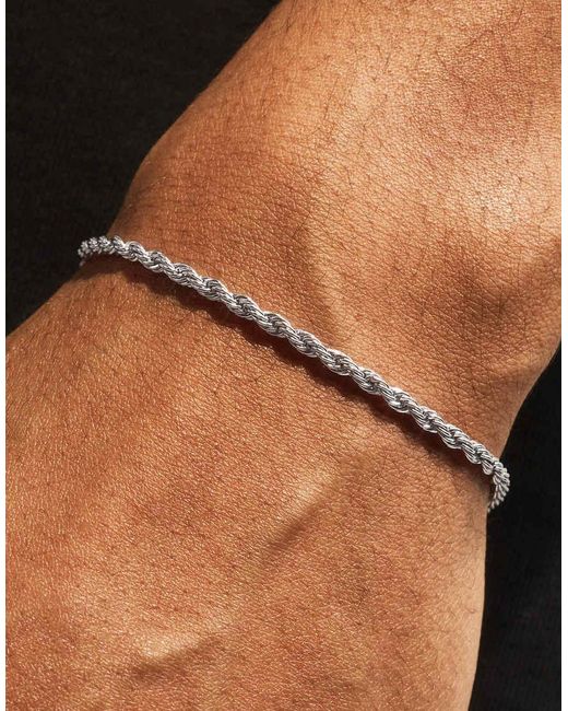 CERNUCCI White Rope Bracelet for men