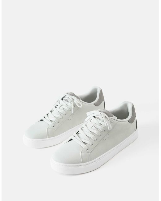 Baskets casual Pull&Bear pour homme en coloris White