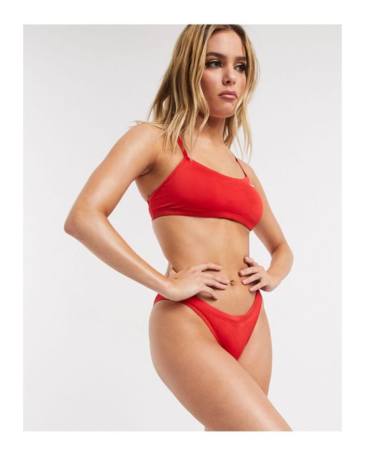 nike bikini red