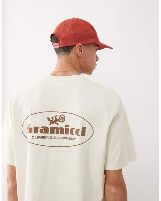 Gramicci Natural Climbing Equipment Graphic T-shirt for men