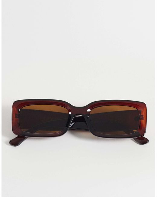 JJXX Brown – eckige sonnenbrille