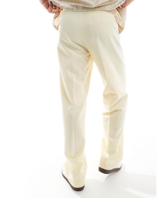 Pantalon large élégant - cendré ASOS pour homme en coloris Natural
