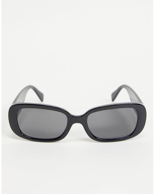 Weekday Run Oval Sunglasses in Black - Lyst
