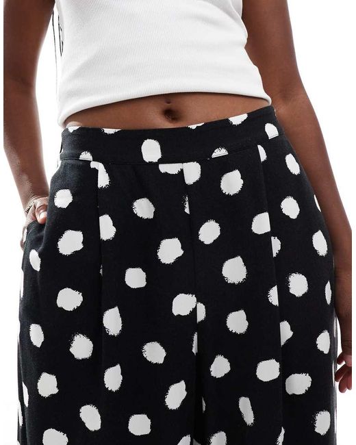 ASOS Black Pull On Trousers