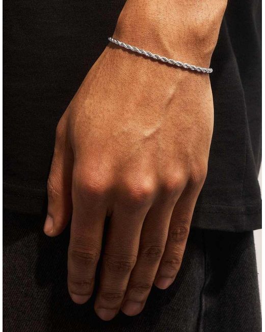 CERNUCCI White Rope Bracelet for men
