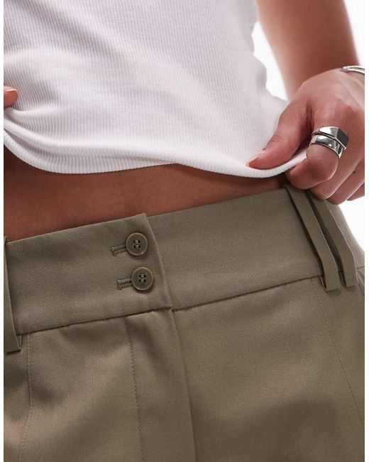 & Other Stories Ruimvallende Nette Broek Met Wijde Pijpen En Plooien in het Gray