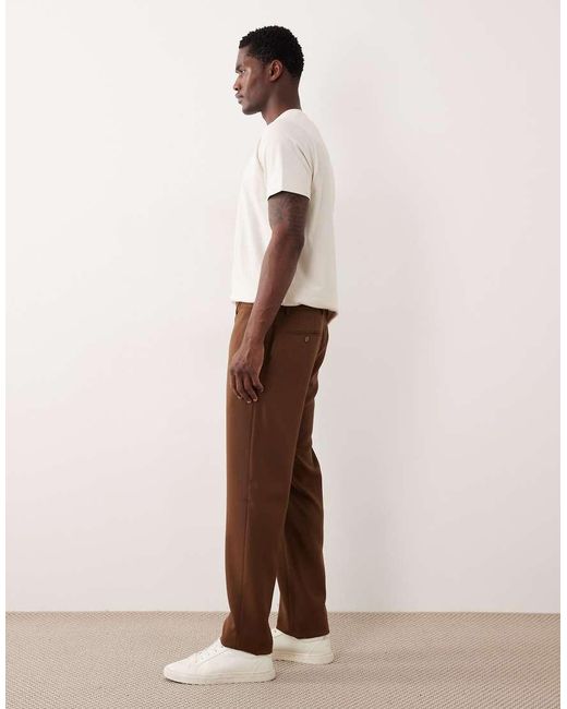 Mango Natural Bergamo Premium Wool Mix Tailored Suit Trouser Co-Ord for men
