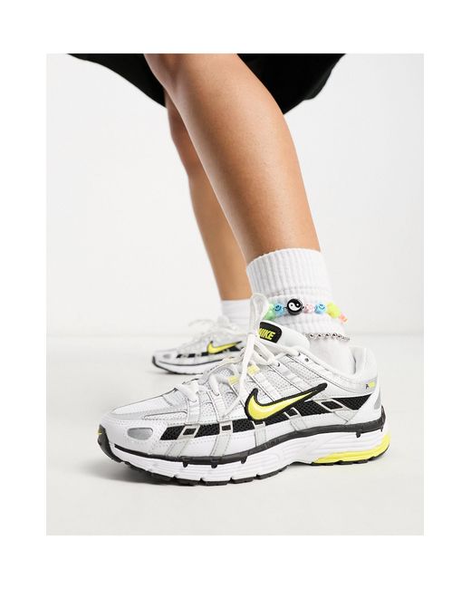 P-6000 - sneakers e gialle di Nike in Bianco | Lyst